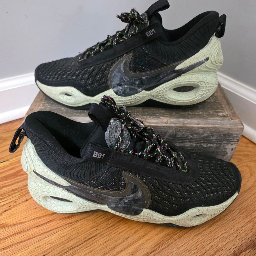 ​Nike Cosmic Unity Green Glow Black Basketball Shoes DA6725-001 Mens Size 8